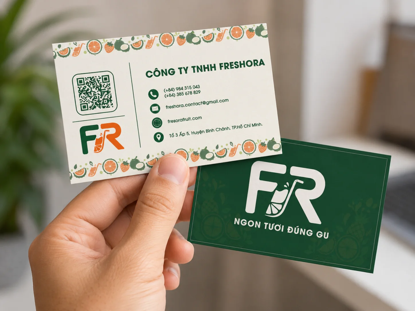 Mockup hệ ứng dụng Freshora 3