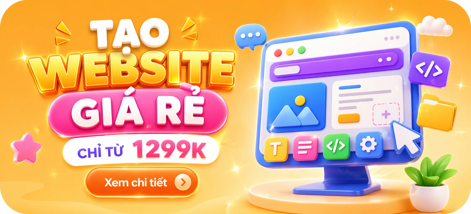 Tao website gia re 1299k